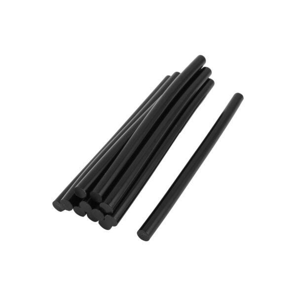 Winnboss Siyah Silikon 10'lu Sıcak Mum Silikon 11 mm x 30 cm Kalın Silikon