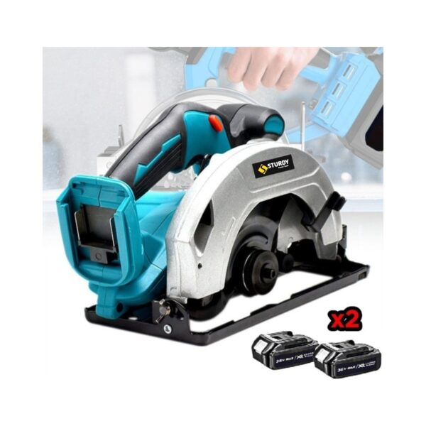 Sturdy Çift Akülü Daire Testere Sunta Kesme Makinası Pro 36W 5AH