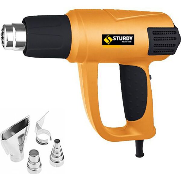 Sturdy 2000W Otomotık Korumalı Professıonel Sıcak Hava Tabacası Aksesuar Hedıyelı