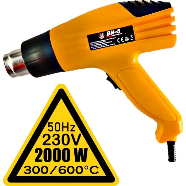 Banco Bn 5 2000 W Kademeli Sıcak Hava Tabancası