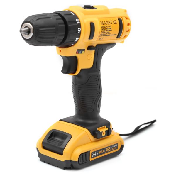 Maxstar Tools Turbo 18V 1 300 Ma Turbo X2 Li Ion Çift Akülü Profesyonel Vidalama Şarjlı Matkap
