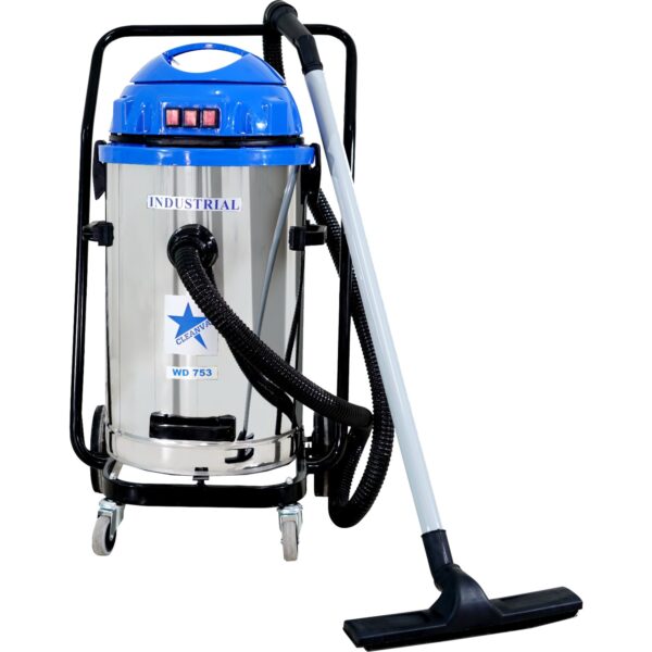 Cleanvac WD753 Üç Motorlu 3600watt Sanayi Tipi Islak Kuru Süpürge