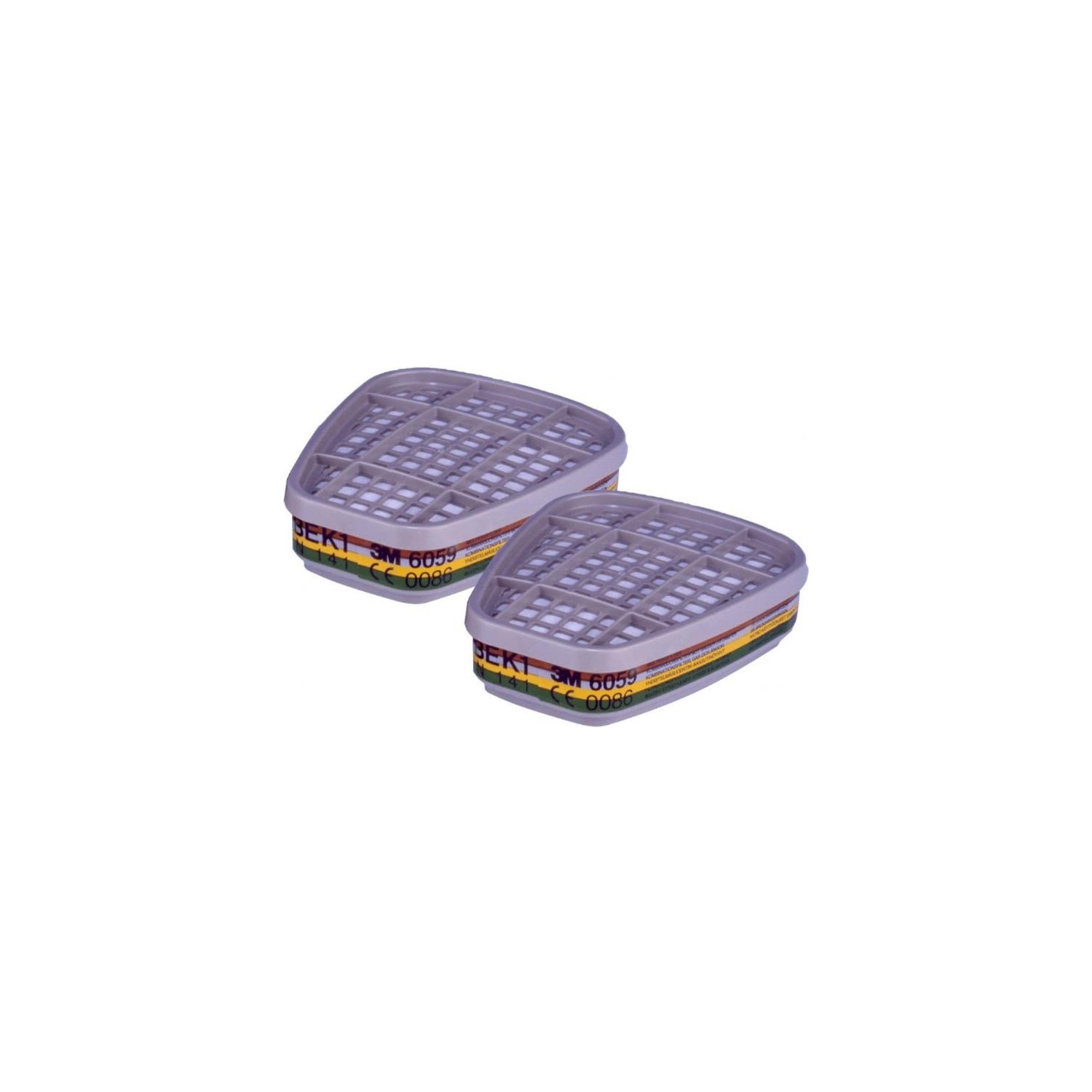 3m 6200 Yarım Yüz Maskesi + 3m 6059 Abek Filtre + 3m 5935 P3 Filtre +K501 Kapak Görsel 5