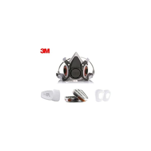 3m 6200 Yarım Yüz Maskesi + 3m 6057 Abe Filtre + 3m 5935 P3 Filtre +K501 Kapak