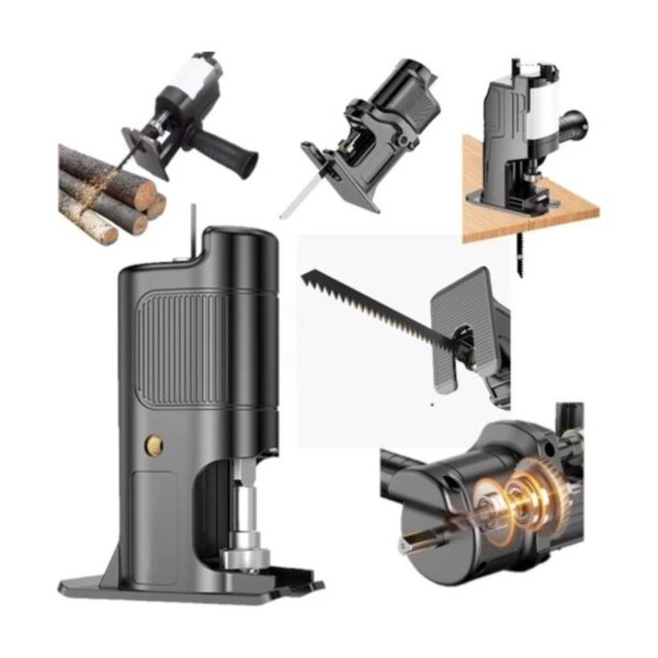 Sturdy  Şarjlı   Elektrikli Matkap Pistonlu Jig Testere Aparatı Ağaç Metal Işleme Adaptörü