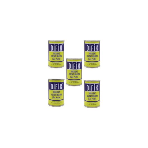 Difix Doğalgaz Macunu 350 gr 5 Adet