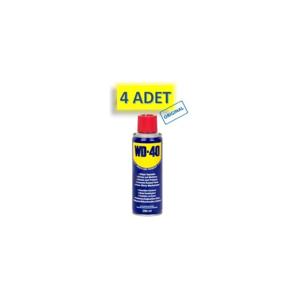 Wd 40 200 ml 4 Adet
