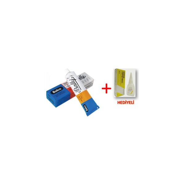 Bally Balco Süper B tüp 150 Gr   3 Adet + Yapıştırıcı Hediyeli