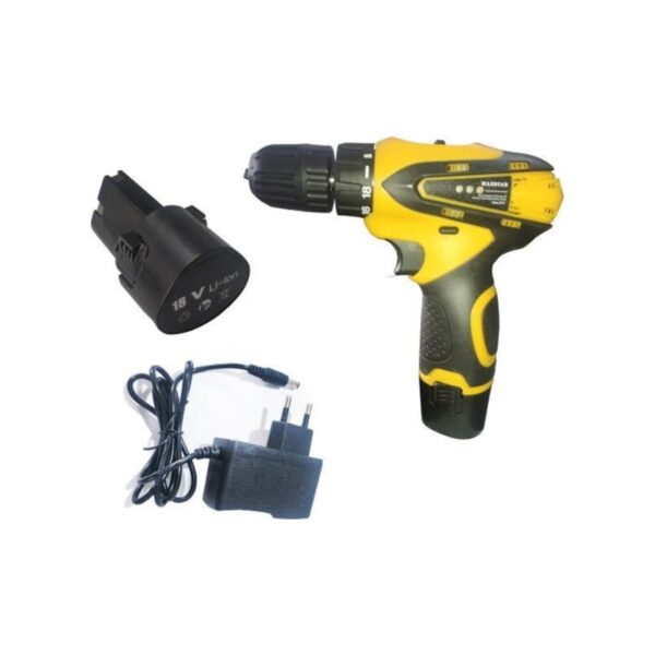 Maxstar Işıklı 18 V 1 3 Ah Li On Çift Akülü Çantalı Şarjlı Vidalama