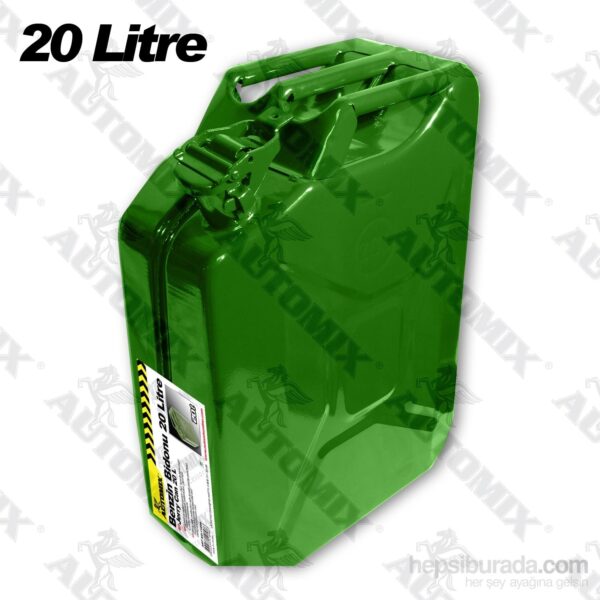 Automix Benzin Bidonu Metal 20 Litre