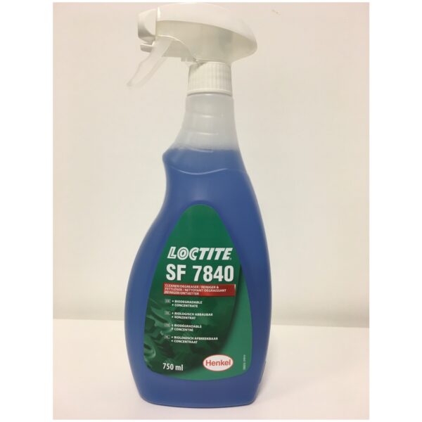 Loctite SF 7840 Temizleyici ve Yağ sökücü – 750 ml  (Konsantre