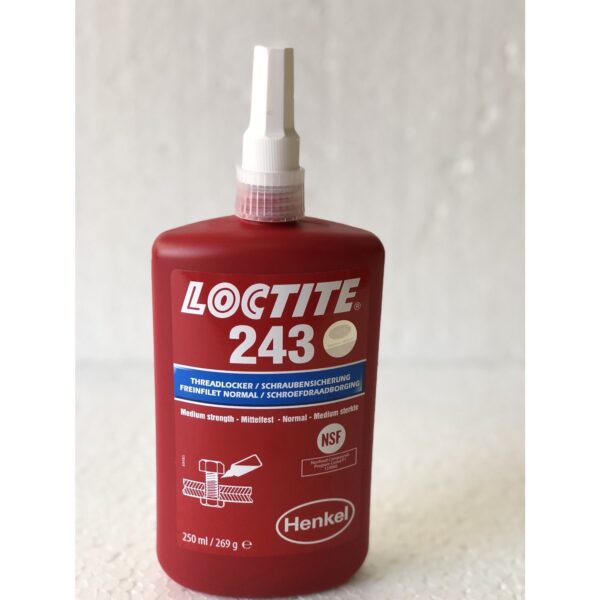 Loctite  243 Sökülebilir Vida Sabitleyici 250 Ml